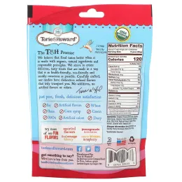 Torie & Howard, Органические, жевательные фруктовые конфеты, гранат и нектарин, 4 унц. (113,4 г)