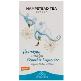 Hampstead Tea, Organic  Fennel & Liquorice, 20 Sachets,1.06 oz (30 g)