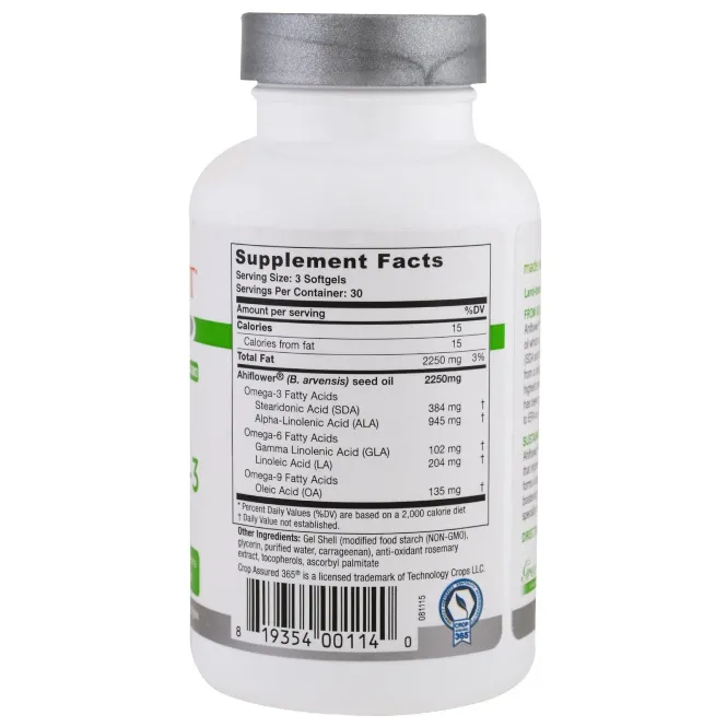 Greens First, Ahiflower Oil, Vegan Omega-3 , 90 Softgels