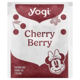 Yogi Tea, травяной чай, вишня, без кофеина, 16 чайных пакетиков, 32 г (1,12 унции)