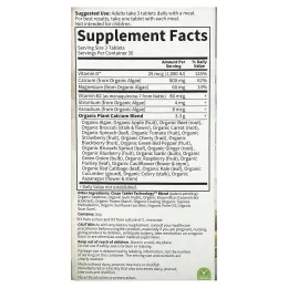 Garden of Life, My Kind Organics, органический растительный кальций, 90 веганских таблеток