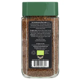 Mount Hagen, органический растворимый кофе, приобретенный с соблюдением принципов справедливой торговли, без кофеина, 100 г (3,53 унции)