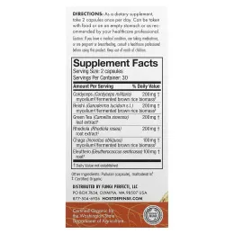 Host Defense, Host Defense Mushroom, MycoBotanicals, энергия, 60 капсул