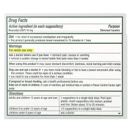 Dulcolax, лечебные слабительные свечи, 28 свечей в форме удобной формы