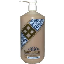 Everyday Shea, Moisturizing Body Wash, Unscented, 32 fl oz (950 ml)