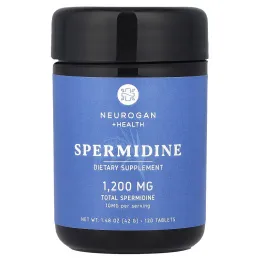 Neurogan Health, спермидин, 10 мг, 120 таблеток, 42 г (1,48 унции)