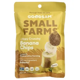 GoodSam PBC, Crystal Farms™, хрустящие чипсы, со вкусом банана, 20 г (0,7 унции)