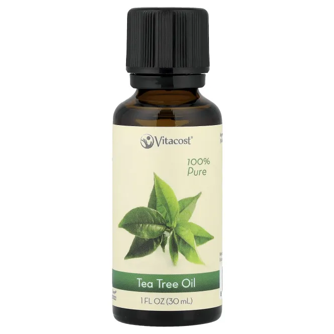 Vitacost, 100% чистое масло чайного дерева, 30 мл (1 жидк. унция)