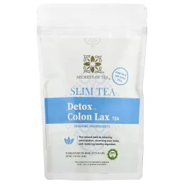 Secrets of Tea, Slim Tea, чай Detox™ для расслабления кишечника, 20 неотбеленных чайных пакетиков, 41 г (1,47 унции)