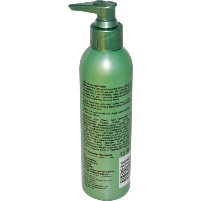 Alba Botanica, Even Advanced, очищающий гель для умывания с морскими минералами, 177 мл