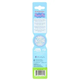 Brush Buddies, Зубная щетка Peppa Pig, с таймером, мягкая, 1 зубная щетка