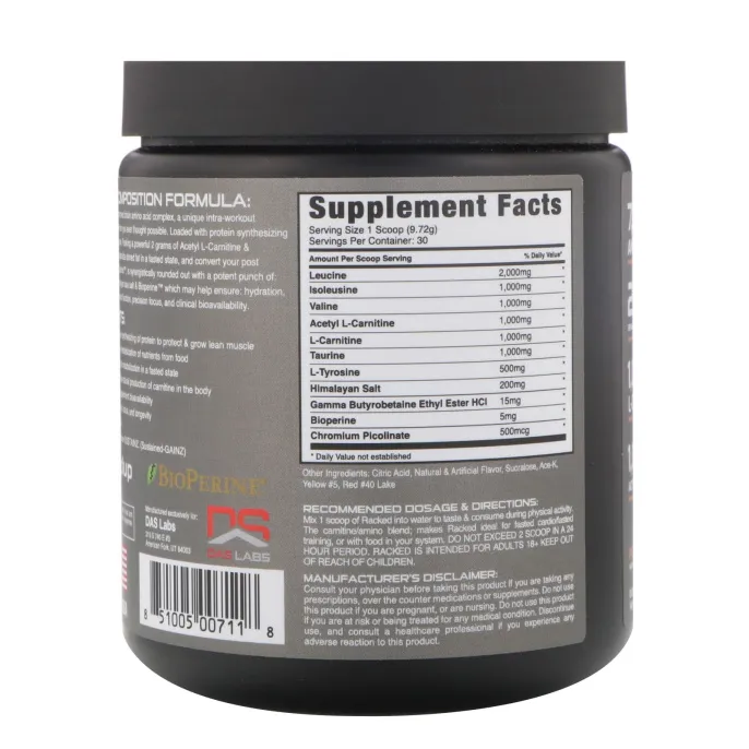 Bucked Up, Надежные аминокислоты с разветвлённой цепью, персик манго, 292 г