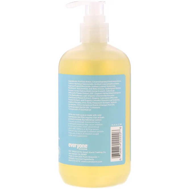 Everyone, Baby Bath, Simply Unscented, 12.75 fl oz (377 ml)