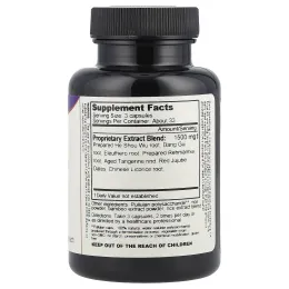 Dragon Herbs, Shou Wu, 500 мг, 100 вегетарианских капсул