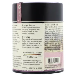 The Tao of Tea, Organic Herbal Blend, Chamomile Lavender, Caffeine Free, 2 oz (57 g)