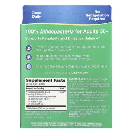 Nature's Way, Пробиотик Pearls для взрослых 50+, 30 капсул