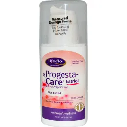 Life-flo, Progesta крем для ухода за  телом с эстриолом и прогестероном, 113.4 г