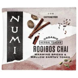 Numi Tea, Organic Herbal Teasan, чай ройбуш, без кофеина, 18 чайных пакетиков, 48,6 г (1,71 унции)