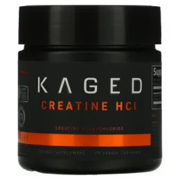 Kaged, Креатин гидрохлорид, 75 растительных капсул