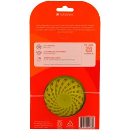 Full Circle, Sinksationational, Sink Strainer with Pop-Out Stopper, Green & Slate