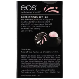EOS, Мерцающая сфера с бальзамом для губ, чистый розовый, 0,25 унц. (7 г)