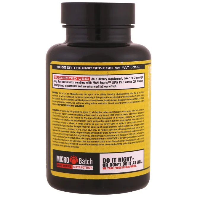 MAN Sports, Йохимбин HCl , 60 капсул