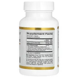 California Gold Nutrition, Total C, комплекс с витамином C и Capros, цитрусовыми биофлавоноидами и шиповником, 500 мг, 60 растительных капсул