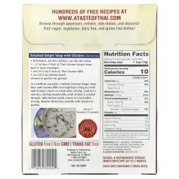 A Taste Of Thai, Основа для супа с кокосом и имбирем, 60 г (2,1 унции)