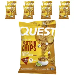 Quest Nutrition, протеиновые чипсы из тортильи, кукуруза по-мексикански, 8 пакетиков по 32 г (1,1 унции)