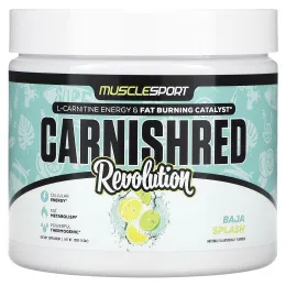 MuscleSport, Carnishred, Revolution, Baja Splash, 120 г (4,3 унции)