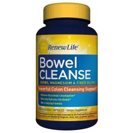 Renew Life, Очистка кишечника, 150 вегетарианских капсул
