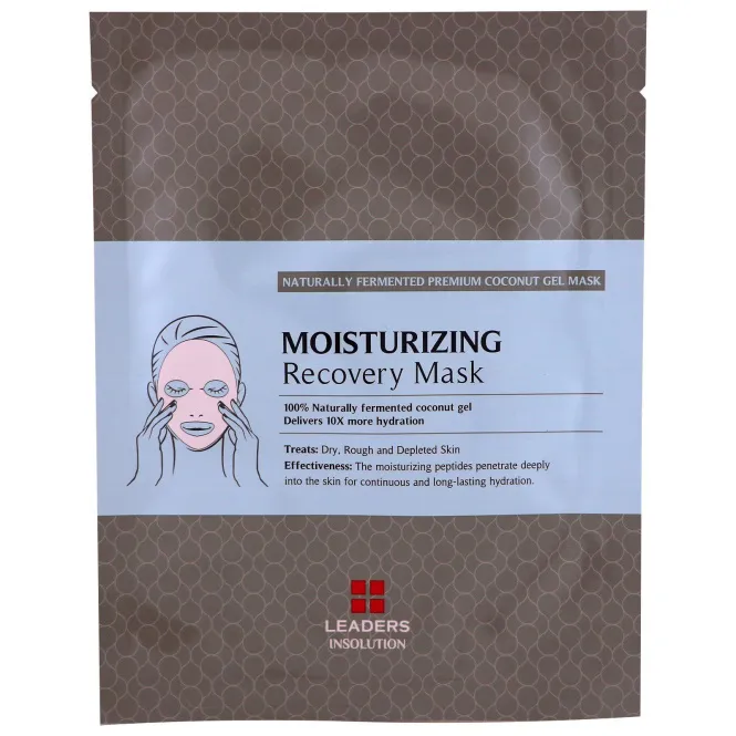 Leaders, Увлажняющая восстанавливающая маска с кокосовым гелем, 1 маска, 30 мл
