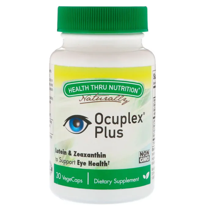 Health Thru Nutrition, Ocuplex Plus, 30 вегетарианских капсул