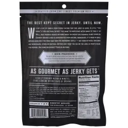 Country Archer Jerky, Натуральная вяленая говядина, Оригинальный вкус, 3 унции (85 г)
