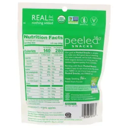 Peeled Snacks, Gently Dried Organic Apple, 2.8 oz (80 g)