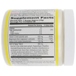 Natural Balance, Happy Camper Calm & Happy Магний, Лимон, 600 мг, 12,3 унц. (350 г)