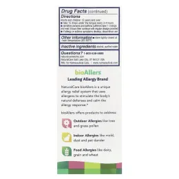 NatraBio, BioAllers, Tree Pollen, Средство от Аллергии 1 жидких унции (30 мл)