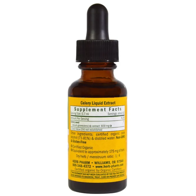 Herb Pharm, Сельдерей, 1 жидкая унция (30 мл)