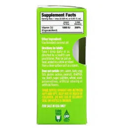 Ddrops, Liquid Vitamin D2, 1000 МЕ , 0.17 fl oz ( 5 ml)