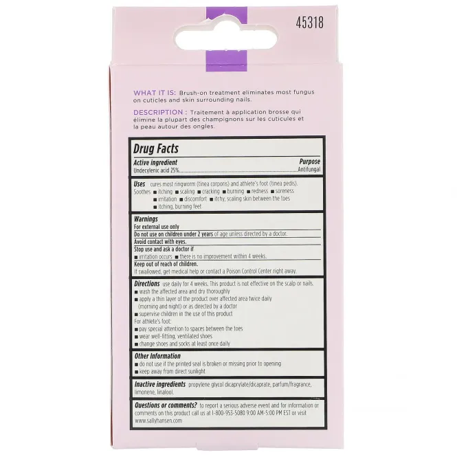 Sally Hansen, Противогрибковое средство максимального действия, 39 мл