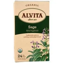 Alvita, Чай в пакетиках - Органический Шалфей 24 шт.