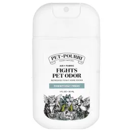 Poo-Pourri, Pet-Pourri ™, освежитель запаха домашних животных, воздух и ткань, свежесть, 30 мл (1 жидк. Унция)