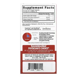 Physician's Choice, Apple Cider Vinegar Capsules, 60 Vegetarian Capsules