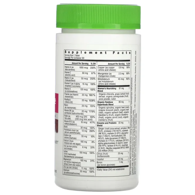 Rainbow Light, Women's One, 90 таблеток