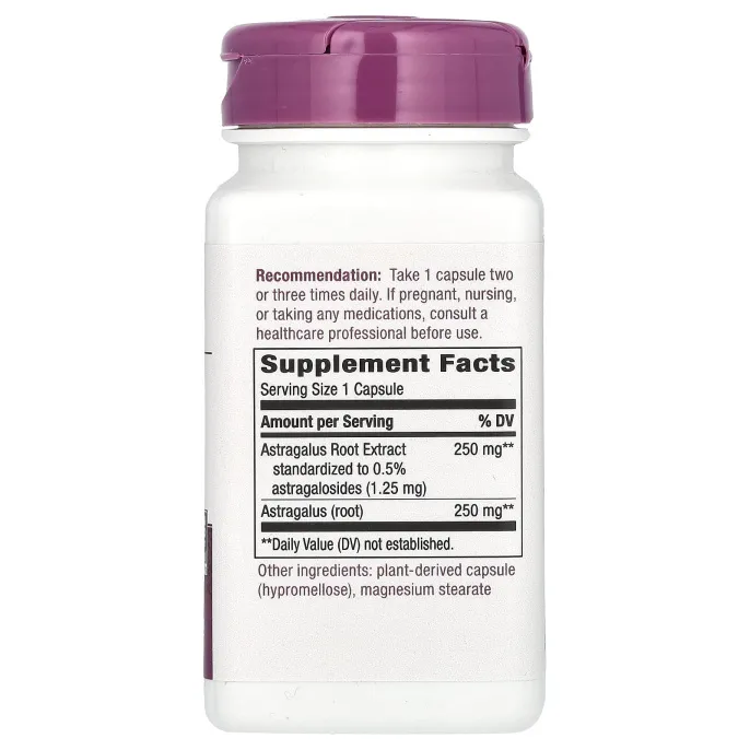 Nature's Way, Астрагал, 60 веганских капсул