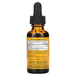 Herb Pharm, Артишок, цельный лист, 1 жидкая унция (30 мл)