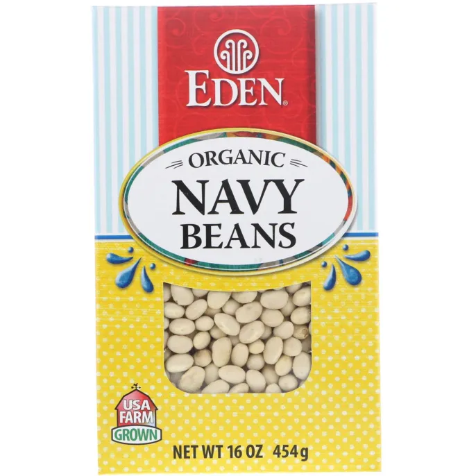 Eden Foods, Органические военно-морские бобы, 454 г (16 унций)