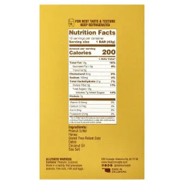 KiZE Life Changing Bar, арахисовая паста и мед, 10 батончиков, 43 г (1,5 унции) каждый