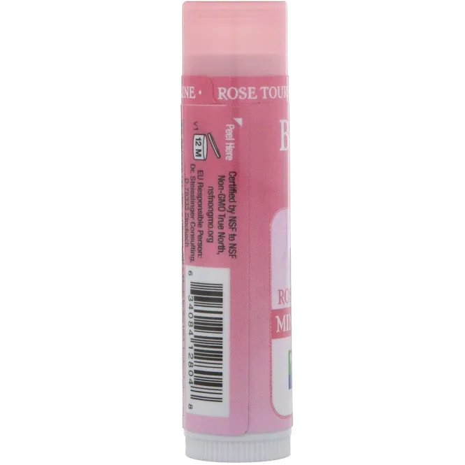 Badger Company, Минеральный блеск для губ, роза и турмалин, 4,2 г
