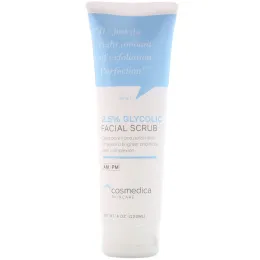 Cosmedica Skincare, скраб для лица с 2,5% гликолевой кислотой, 120 мл (4 унции)